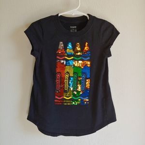 Crayola sequin shirt